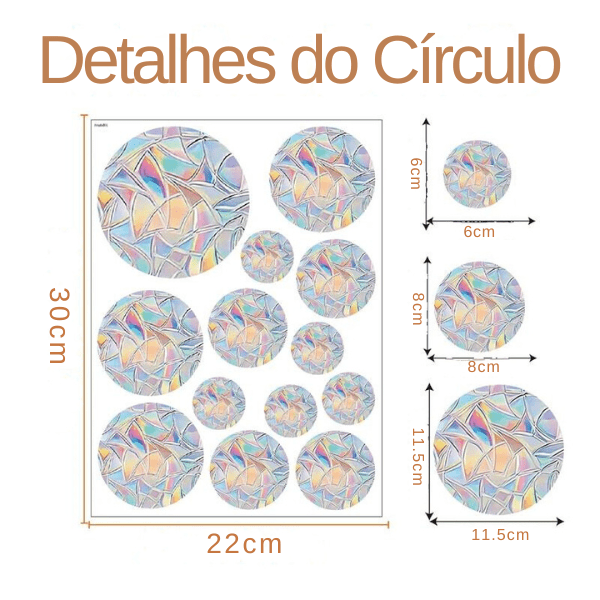 Adesivo Decorativo Arco Íris - Sol e Cores