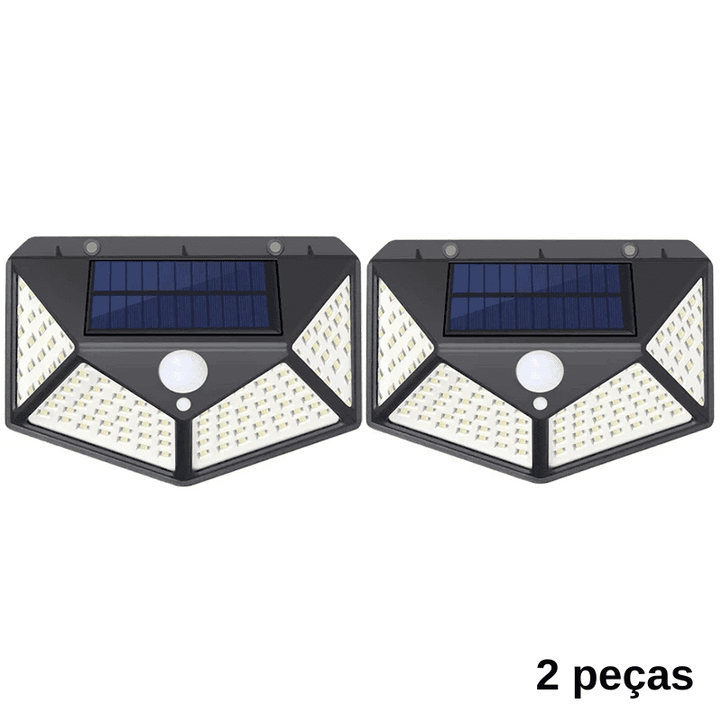 Luminária Solar com Sensor de Presença EcoLight