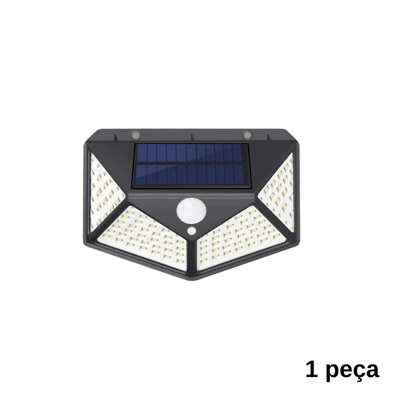 Luminária Solar com Sensor de Presença EcoLight