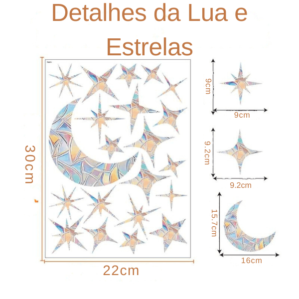 Adesivo Decorativo Arco Íris - Sol e Cores