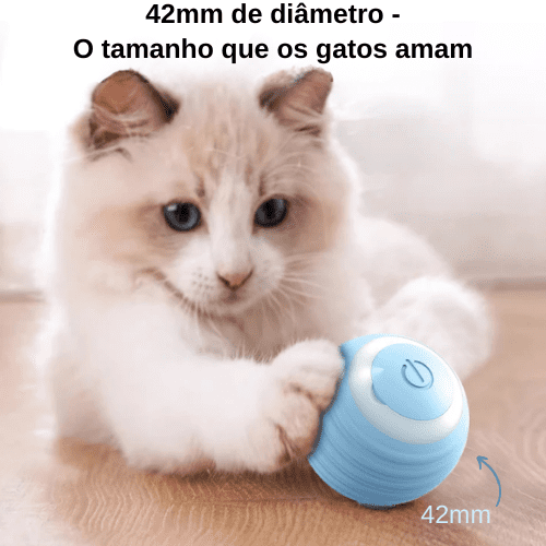 Bolinha Interativa para Gatos - Cat Roller