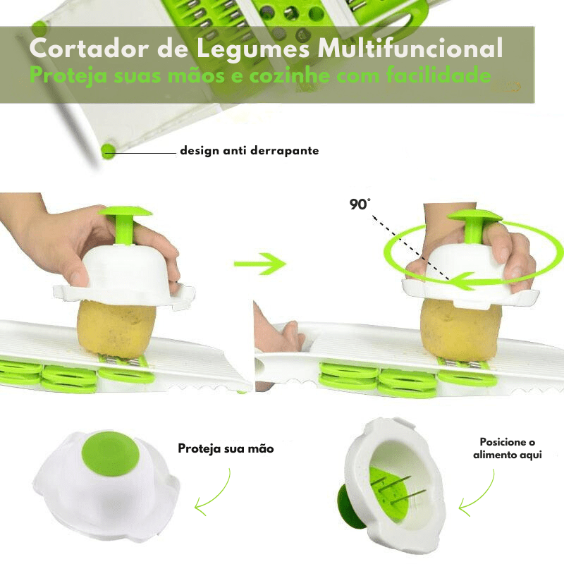 Cortador de Legumes Multifuncional